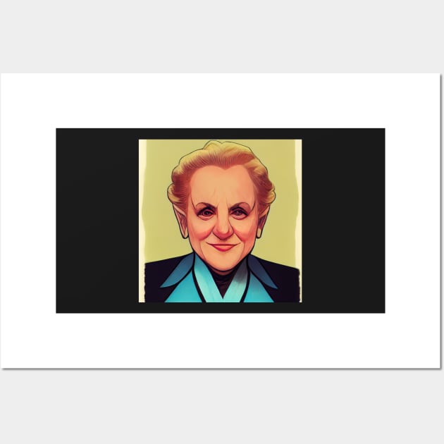 Madeleine Albright | Comics Style Wall Art by ComicsFactory